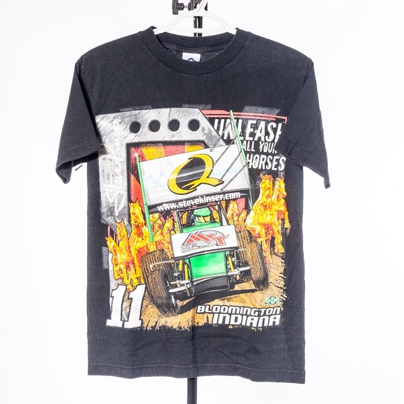 Steve Kinser “Unleash All Your Horses” Tshirt - Picture 1 of 4